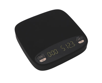 Coffee Scale Highly Accurate Touch Invisible Screen Maximum Weighing Capacity 2kg 0.1g Graduation Value Unit Conversion Electronic Baking Scale
