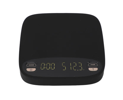 Coffee Scale Highly Accurate Touch Invisible Screen Maximum Weighing Capacity 2kg 0.1g Graduation Value Unit Conversion Electronic Baking Scale