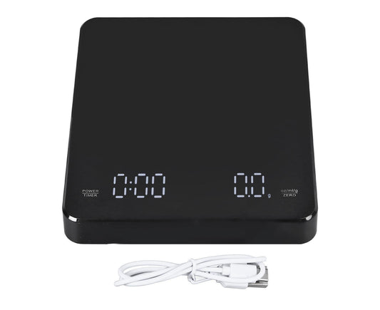 Electronic Digital Food Scale LED Multi Functional Timer Accurate Intelligent Coffee Scale for Daily Life