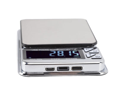High Accuracy Digital Scale 600/0.01g LCD Display Waterproof USB Charging Electronic Scale for Kitchen Jewelry