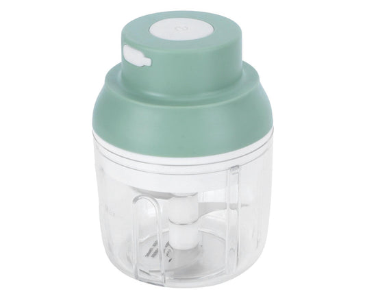 Mini Vegetable Cutter 250ml Electric Garlic Masher Crusher Grinder Kitchen AccessoryGreen