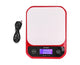 USB Charging Scale Waterproof Kitchen Baking Food Scale Electric Weight Measuring BalanceRed 5kg/0.1g