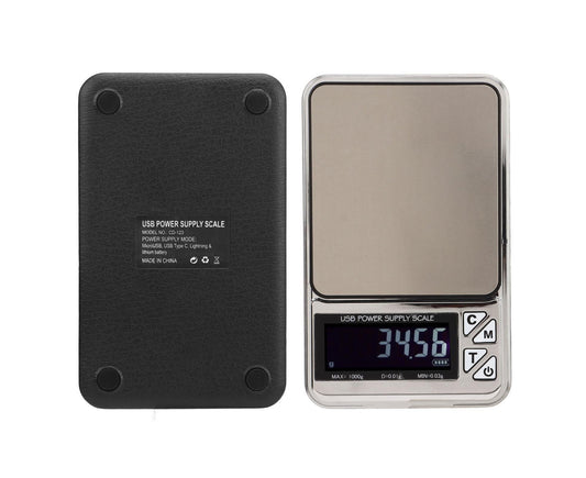 USB Electric Jewelry Flat Weighing Scale Electronic Kitchen Food Coffee Weighing Scale 200mAh