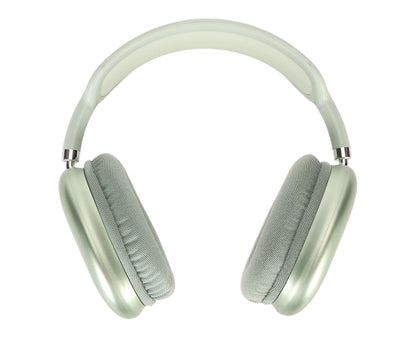 Wireless Bluetooth Headphones Adjustable Foldable Headsets with Microphone for Laptop Phone Work School Travel Sports Green