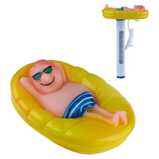 Funny Cartoon Floating Pool Thermometer for Outdoor Indoor Swimming Pools Spa Pond