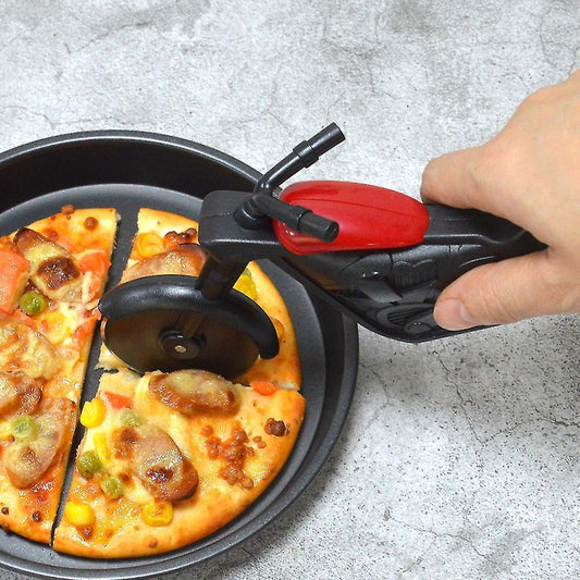 Stainless Steel Pizza Cutter Single Wheel Cut Tools Pizza Chopper Slicer Kitchen Gadget Household Cake Cutter Knives