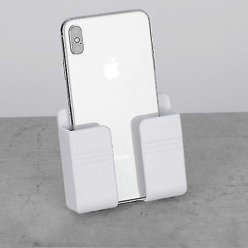 Wall-mounted Mobile Phone Plug Charging Bracket Storage Box