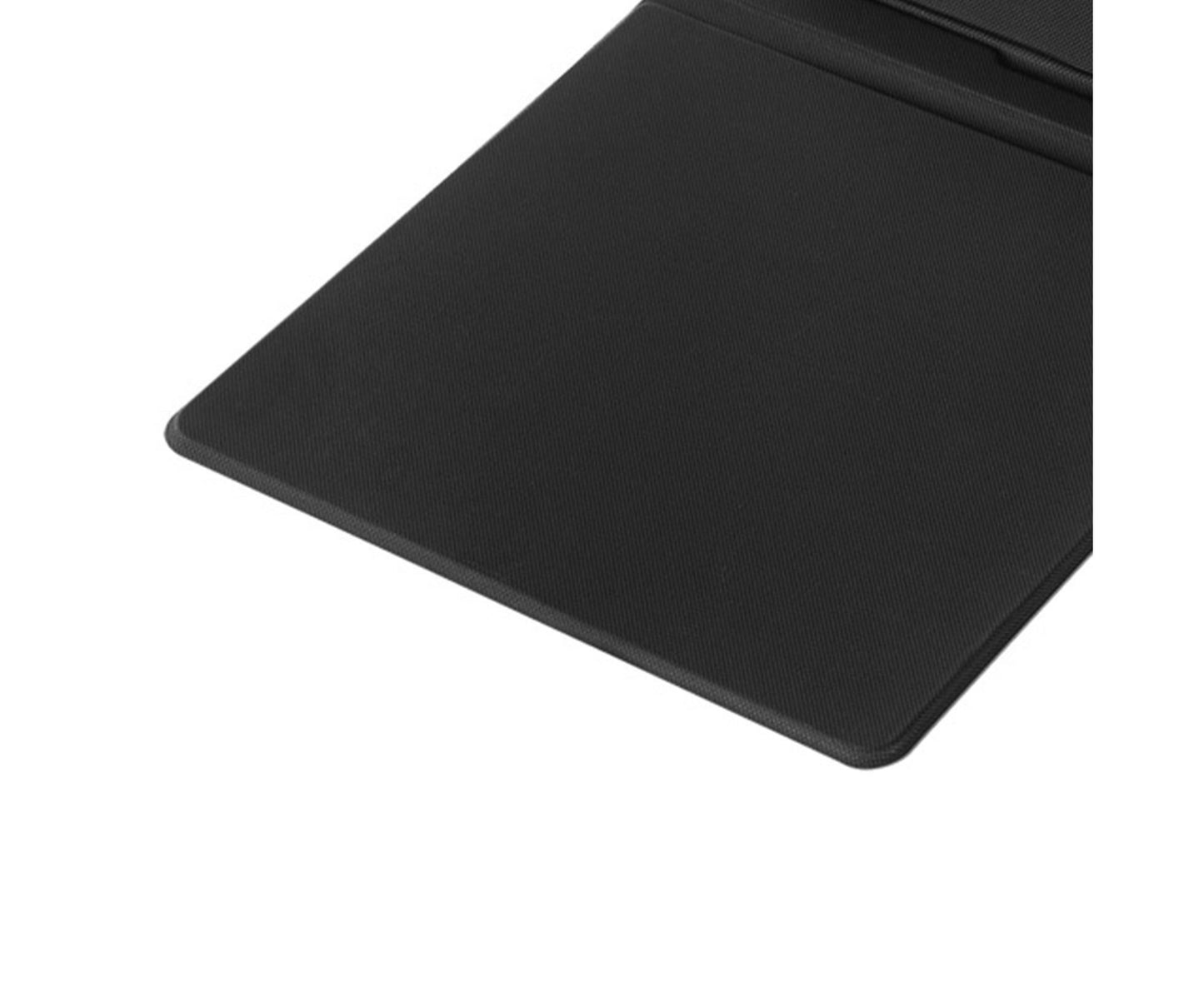 1 Set Wireless Charger Pad 15 W Delicate Texture Pen Storage Fast Induction with Mouse Pad QI Standard Folding Multifunctional Wireless Charger - Black