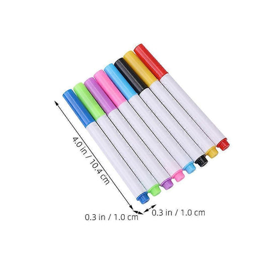 8Pcs Dry Erase Markers Planning Whiteboard Markers Painting Colored Markers Colored Erasable Pens