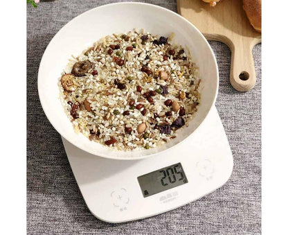 Xiangshan Kitchen Scale 2g-5kg Portable Electronic LCD Display Intelligent Touch Switch Scale Detachable Tray