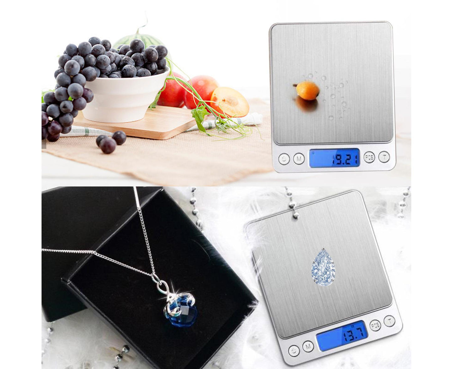 2kg/0.1g Accurate Electrical Kitchen Scale,Coffee Scale Food Weight Postal Scales Multifunction Scale Measures in Grams and oz for Cooking