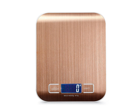 11lb Food Scale Digital Kitchen Scale LCD Display Scale Weight KG G oz ml and lb for Baking and Cooking Stainless Steel Portable Food Scale