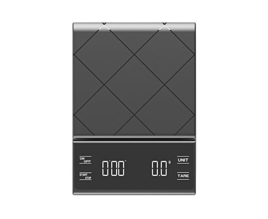 Coffee Scale with Timer Digital Kitchen Scale LED Display Tare Function 3000g/ 0.1g Portable Electronic Scale Grams and Oz for Pour Over