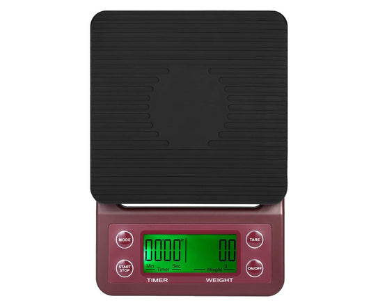 Digital Kitchen Scale Food Scale Coffee Scale with Timer and Tare 3kg/0.1g Accurate Electric Kitchen Scale with Large LCD 5 Units