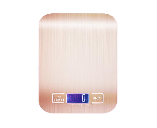 22lb Food Scale Digital Kitchen Scale LCD Display Scale Weight KG G oz ml lb for Baking and Cooking Stainless Steel Portable Food Scale 1g