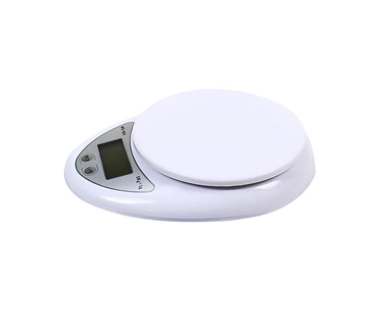 5KG/1g Digital Kitchen Food Scale for Cooking Barking Grams Ounces Pound Kilogram Units Switchable 120s Shutdown Automatically