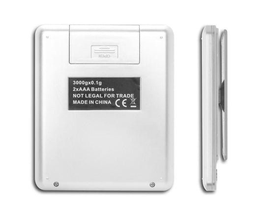 3KG/0.1G Kitchen Electronic Scale Digital LCD Backlight With 2 Trays Food Jewelry Baking Fruit Portable Mini Weight Balance