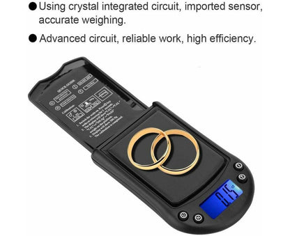 100g/0.01g Portable High Precision Electric Jewelry Scale with Digital Display, Digital Precision Scale Jewelry Scale for Jewelry, Scale