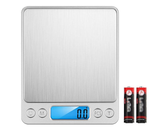 1.1lb Food Scale Digital Kitchen Scale LCD Display Scale Weight G OZ OZT DWT GN CT for Baking Cooking Jewelry Stainless Steel Portable Food