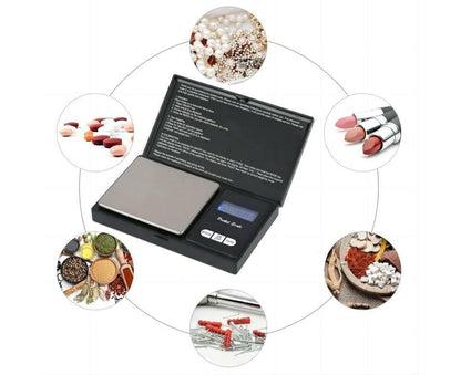 Electronic Pocket Mini Digital Gold Jewellery kitchen Scales 0.1G to 1000 Grams
