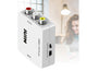 Audio Converter Harmless Environmentally Friendly Lightweight No Power Converter for DVD - White