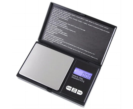Precision Scale 0.01g, 500g/0.01g, Pocket Scale with LCD Display, Small Jewelry Scale, Kitchen Scale, Precision Scale with Tare Function