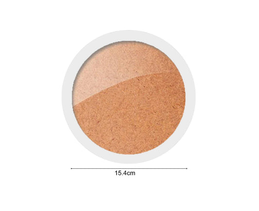 6inch Photo Frame Smooth Surface Fine Workmanship Round Wall Mounted Picture Storage Holder Home Supply - Black