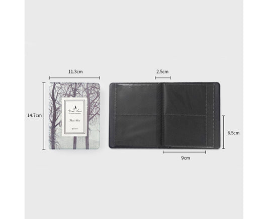 Photo Album High Capacity Dust-proof Inserted Type 64 Pockets 3 Inch Picture Storage Book for Home