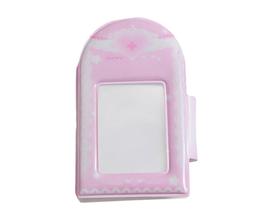 Photo Album Large Capacity Waterproof Insert Type PVC 3 Inch 40 Pages Picture Album  Card Storage Binder Friends Gift - Pink