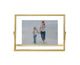 Photo Frame Adjustable Durable Metal Frame Photo Holder Elegant Stylish Picture Frame for Home Decoration - Golden