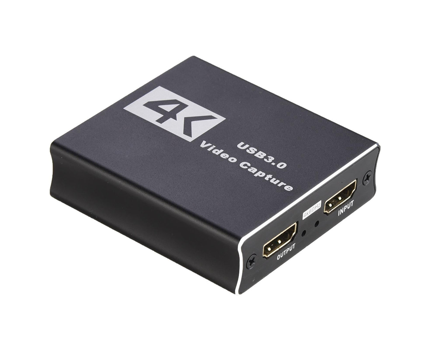 Video Capture Card 1080P High Speed 4K HDMI-compatible to USB3.0 Game Capture Device for Live Streaming - Black