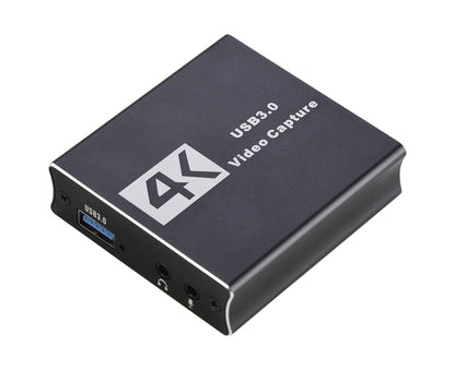 Video Capture Card 1080P High Speed 4K HDMI-compatible to USB3.0 Game Capture Device for Live Streaming - Black