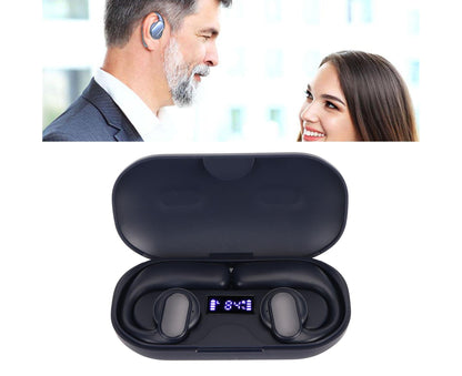 Language Translator Earbuds Multifunction Noise Reduction Stereo Sound 144 Kinds Languages Bluetooth 5.3 Earphones Blue