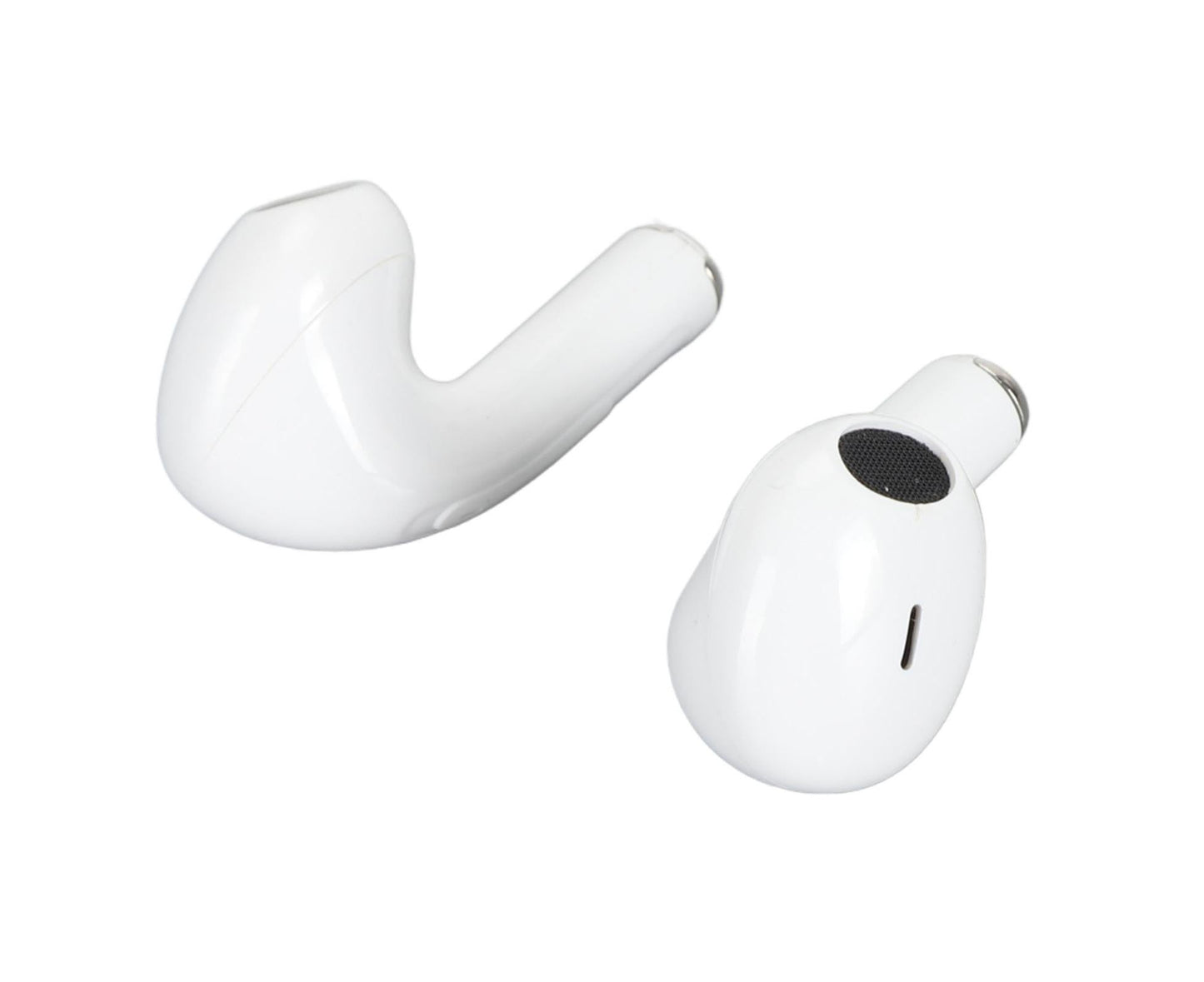 Language Translator Earbuds Multifunction HD Noise Reduction Bluetooth 5.1 144 Kinds Languages Real Time Translation Headphone White