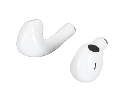 Language Translator Earbuds Multifunction HD Noise Reduction Bluetooth 5.1 144 Kinds Languages Real Time Translation Headphone White