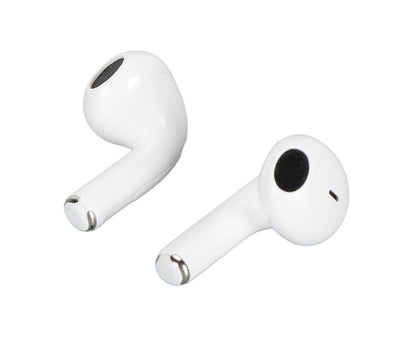 Language Translator Earbuds Multifunction HD Noise Reduction Bluetooth 5.1 144 Kinds Languages Real Time Translation Headphone White