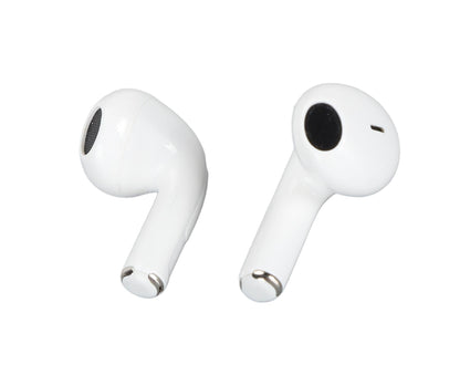 Language Translator Earbuds Multifunction HD Noise Reduction Bluetooth 5.1 144 Kinds Languages Real Time Translation Headphone White