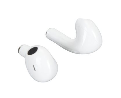 Language Translator Earbuds Multifunction HD Noise Reduction Bluetooth 5.1 144 Kinds Languages Real Time Translation Headphone White