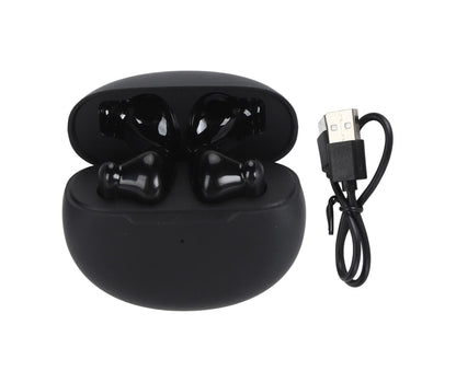 Language Translator Earbuds Multifunction HD Noise Reduction Bluetooth 5.1 144 Kinds Languages Real Time Translation Headphone Black