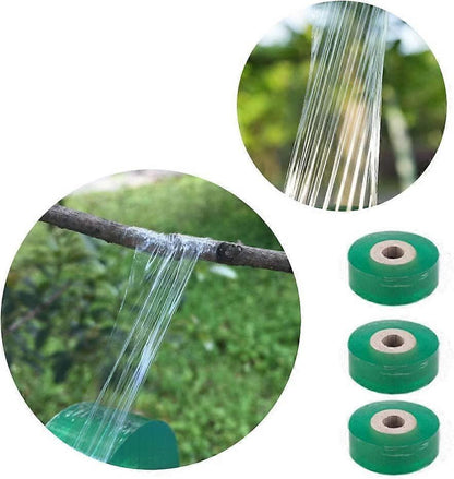 Graft Tape 3 Rolls Grafting Stretch Tape Stretch Film Tape Strip Self Adhesive Tape Grafting Gardening Film 100m x 2cm