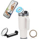 Phone Holder For Stanley, Water Bottle Phone Holder For Stanley 40oz Cup, Phone Stand Mount, Portable, Rotatable