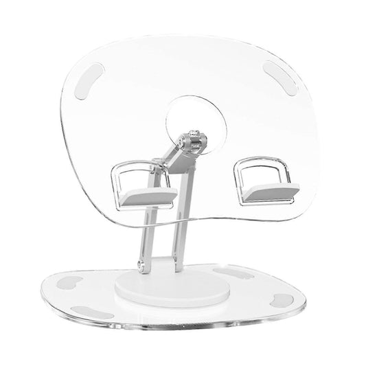 Rotatable Non-Slip Tablet Stand for Desk - White