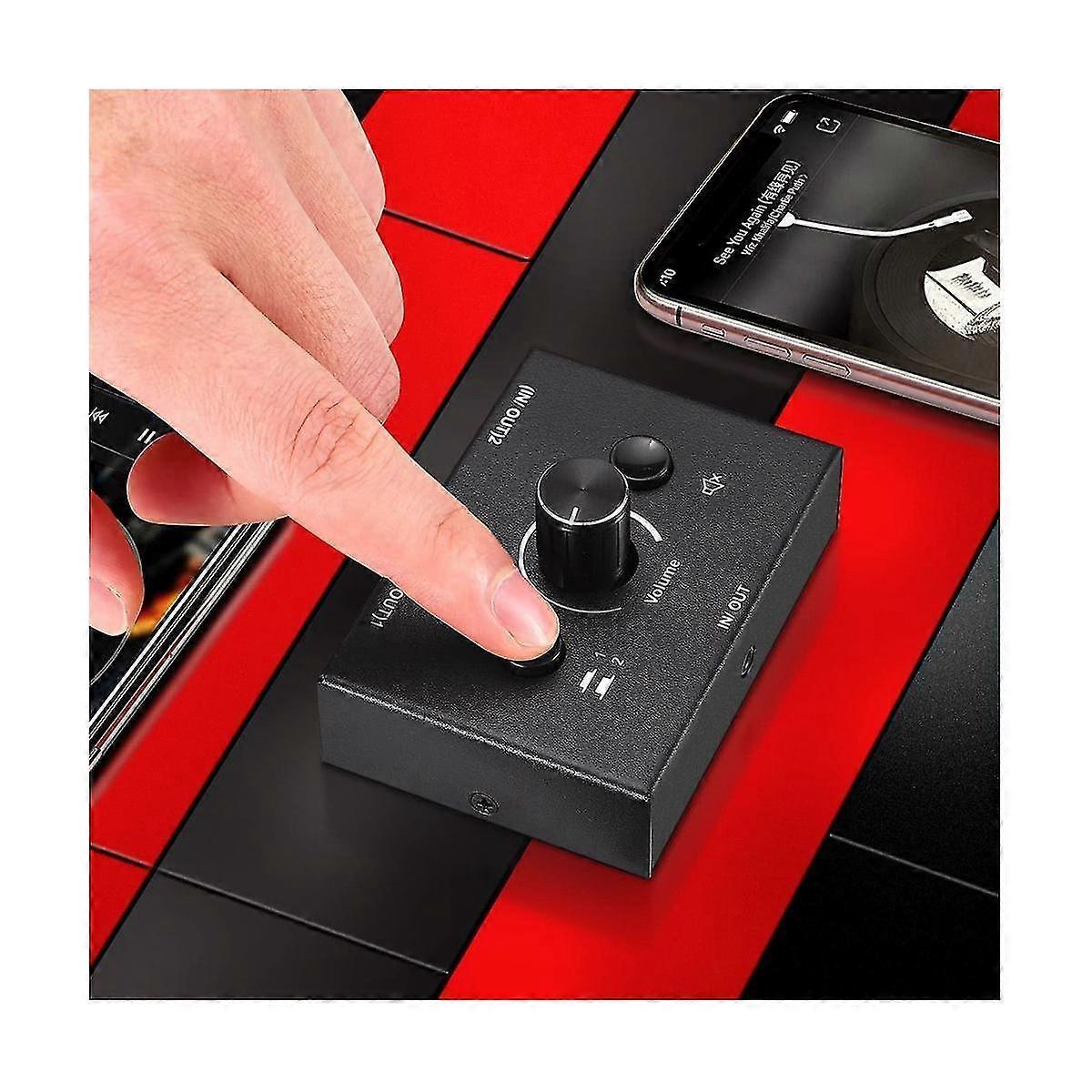 3.5mm Audio Switcher 2 In 1 Out / 1 In 2 Out
