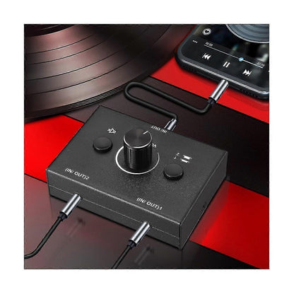 3.5mm Audio Switcher 2 In 1 Out / 1 In 2 Out