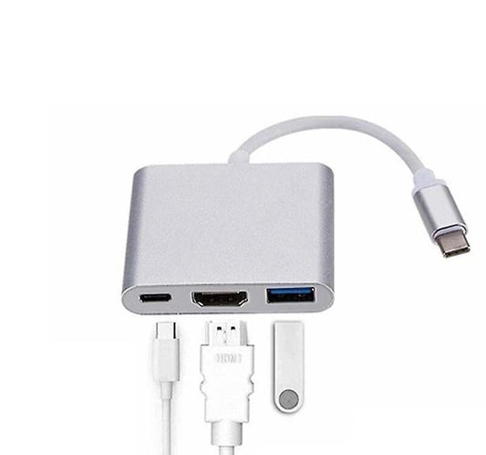 3 In 1 USB Type-C HDMI 4K Docking Station