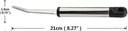 2PCS Stainless Steel Grapefruit Knife - Curved Serrated Blade