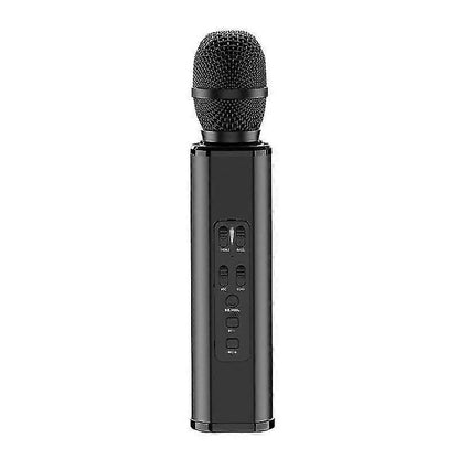 Wireless Vocal Microphone - Cordless Mic for Singing or Public Speaking (Black)