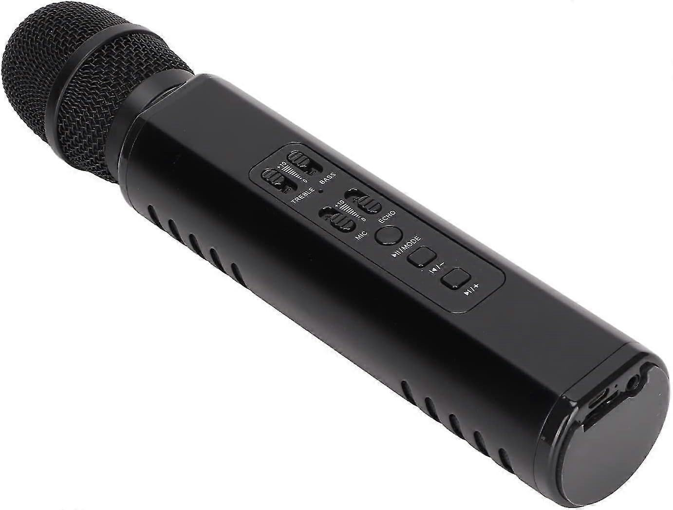Wireless Vocal Microphone - Cordless Mic for Singing or Public Speaking (Black)