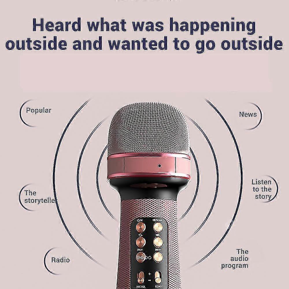 Wireless babies Microphone - Handheld Mic with Built-in Speaker