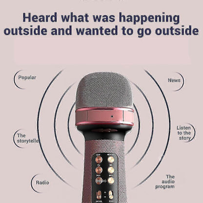 Wireless babies Microphone - Handheld Mic with Built-in Speaker